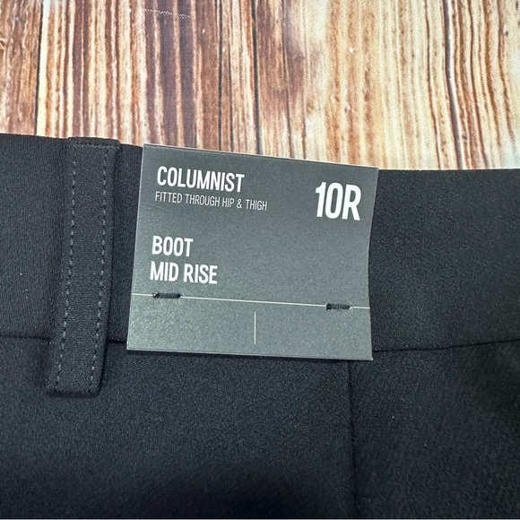 NWT Express columnist fitted through hip &  thigh boot Mid--Rise Pants Size 10R - Picture 3 of 16